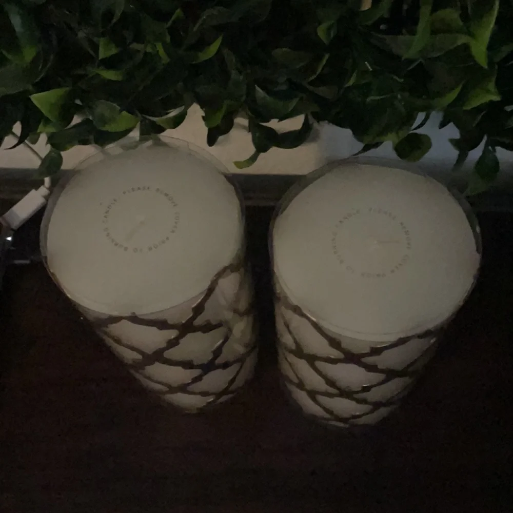 Pair of Z Gallerie Candles